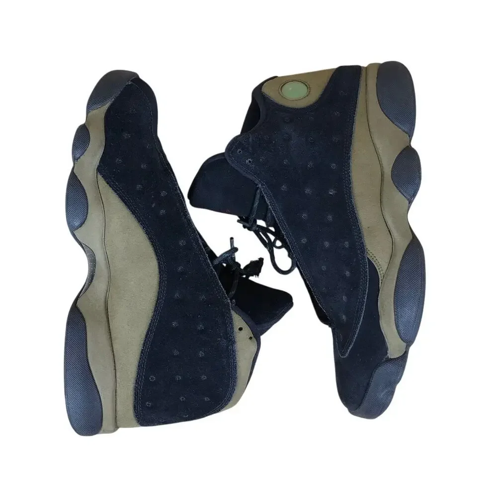 Air Jordan 13 Retro Olive Shoes Men’s 12 Black Basketball Sneakers 414571-006